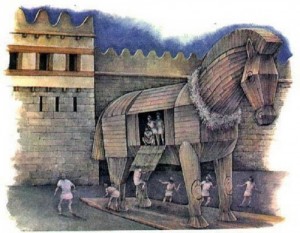 Create meme: Trojan horse