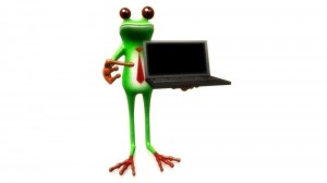 Создать мем: веселая лягушка, смешной лягушонок, лягушонок с лэптопом