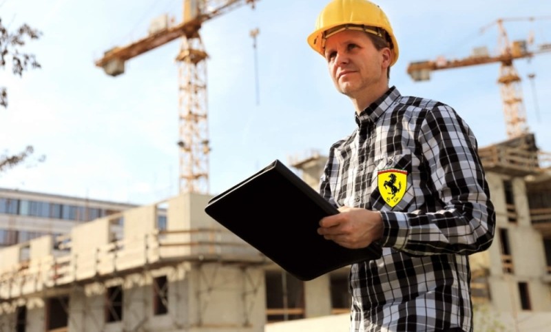 Create meme: construction contract, Builder , photo portrait of a builder at a construction site