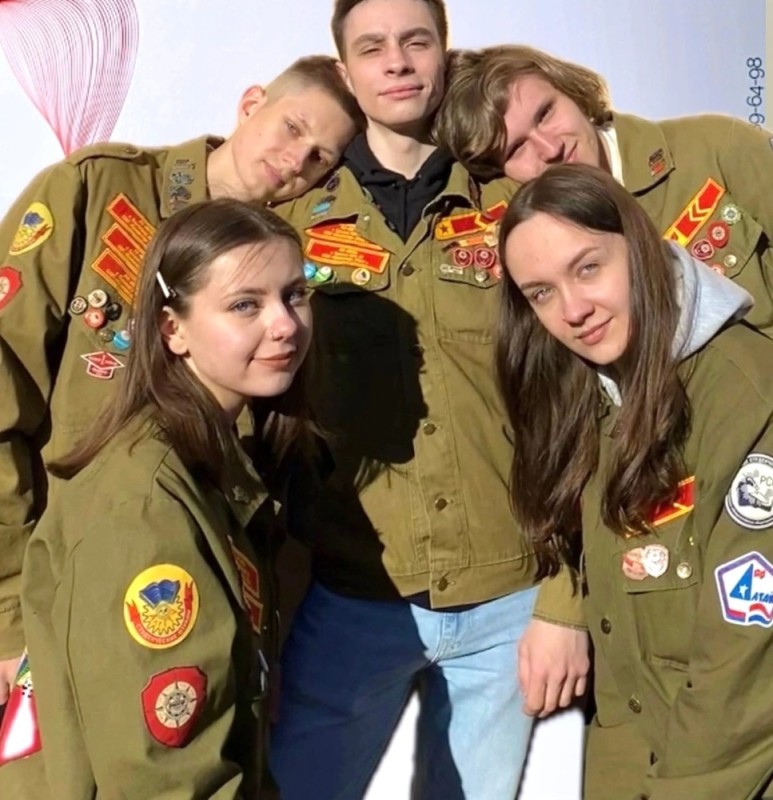 Create meme: gathering of student groups, the uniform of the Rostov headquarters of student groups, mtr rso