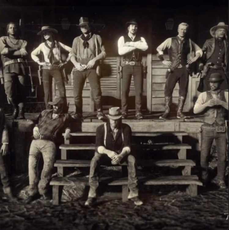 Create meme: The Dutch van der Linde gang, red dead redemption 2 The van der Linde Gang, DDR 2 The van der Linde Gang