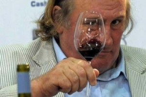 Создать мем: может выпьем, винодел, gerard depardieu