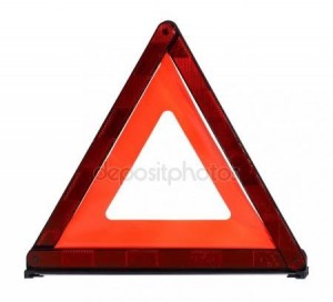 Создать мем: знаки, emergency stop, triangle