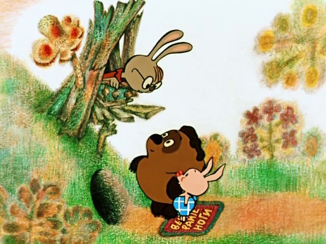 Create meme: cartoon winnie the pooh Soviet, cartoon Winnie the Pooh, Winnie the Pooh rabbit