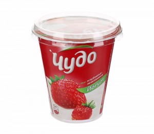 Создать мем: йогурт клубника чудо 5.1% 115 гр., чудо йогурт в баночке, чудо йогурт заповедные ягоды состав
