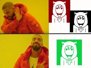 Создать мем: drake meme, drake мемы, шаблон мема с дрейком