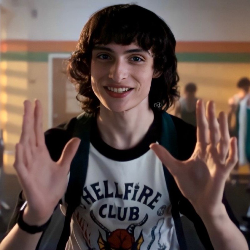 Create meme: finn wolfard, Finn Wolfhard Mike Wheeler, very strange things