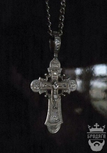 Создать мем: православный нательный крест, крест серебряный, православный крест