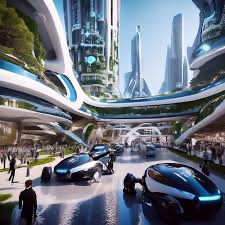 Create meme: a beautiful city of the future, futuristic city, future city