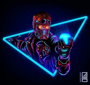 Create meme: neon guardians of the galaxy, neon, the Avengers neon Wallpaper