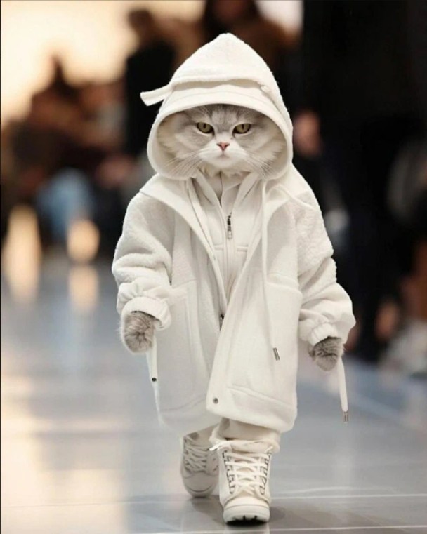 Создать мем: разные вещи, модный кот, модные котики
