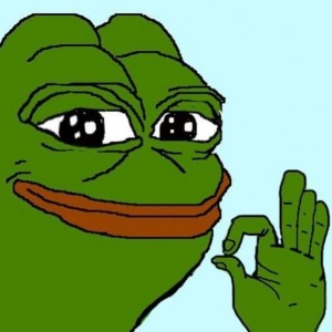 Создать мем: лягушка пепе улыбается, жаба мем, kwuh жаба мем