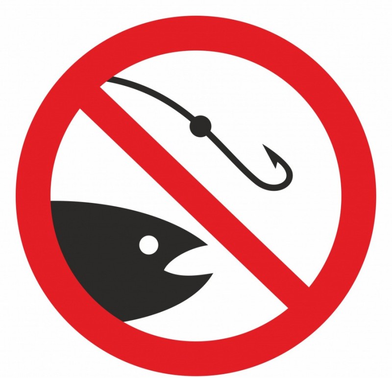 Create meme: Fishing is prohibited sign, Fishing is prohibited, The sign fishing is prohibited