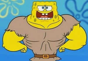 Create meme: meme spongebob, Bob sponge, spongebob strongman