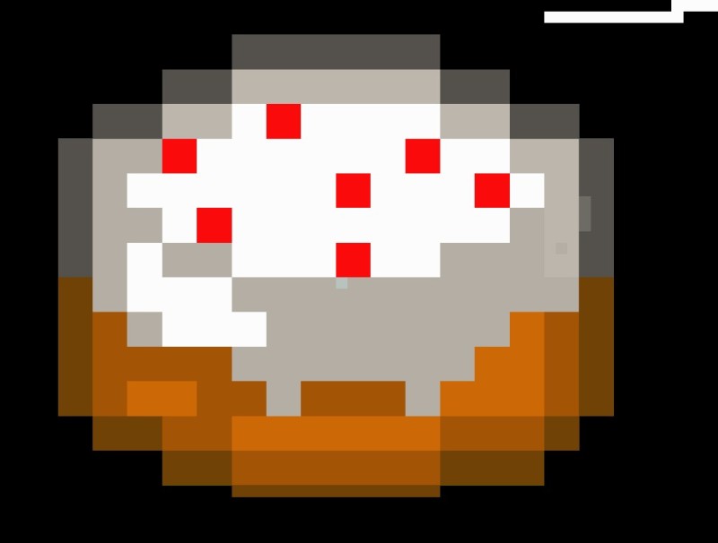 Create meme: minecraft cake by cells, minecraft cake, cake pixel art minecraft