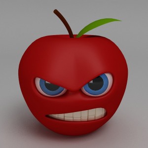 Create meme: evil smile, Apple