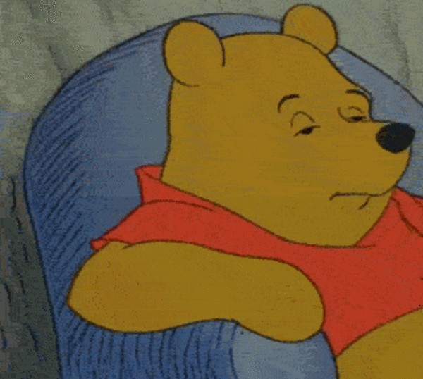 Create meme: meme Winnie the Pooh in a Tux, vinipuh meme, meme Winnie the Pooh 