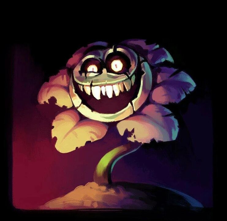 Create meme: flowey undertale angry, flowy undertale, flowey is evil