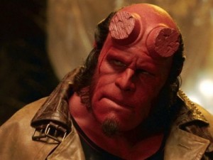Create meme: Hellboy lyrics, Hellboy 2008 and 2019, Hellboy actors