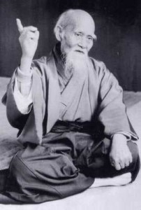 Create meme: Morihei Ueshiba memes, Chinese sage, Morihei Ueshiba 