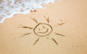 Создать мем: факты о солнце, на пляже, пляж