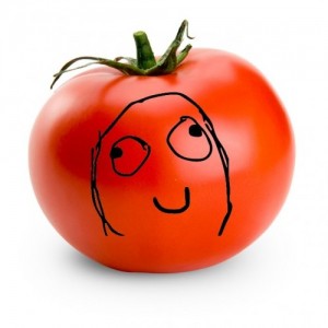 Создать мем: а я томат