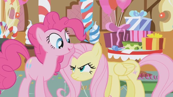 Create meme: Pony Fluttershy and Pinkie Pie, Pinkie Pie and Fluttershy shots, my little pony friendship is magic 