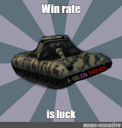 Wot win rate by tank