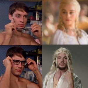Create meme: a frame from the video, daenerys Targaryen, game of thrones