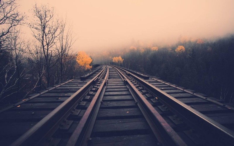 Create meme: rail journey , Train sadness, railroad 
