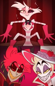 Create meme: Alastor hotel hazbin