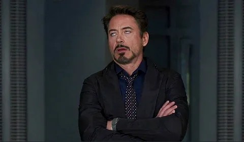 Create meme: Robert Downey , Tony Stark rolls his eyes meme, meme Robert Downey Jr. 