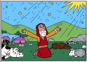 Создать мем: авраам, библейские мультфильмы для детей, библейские раскраски