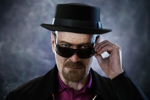 Create meme: heisenberg, Bryan Cranston in the hat, Walter White