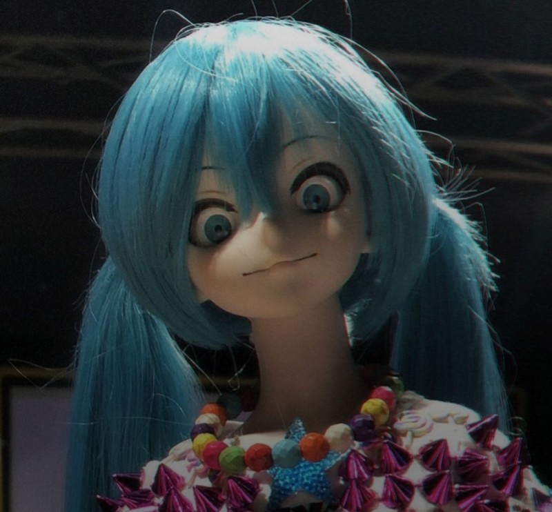 Create meme: hatsune miku creepy doll, Hatsune Miku doll ooak, narupajin miku doll