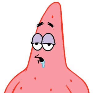 Create meme: Patrick with saliva, patrick, Patrick