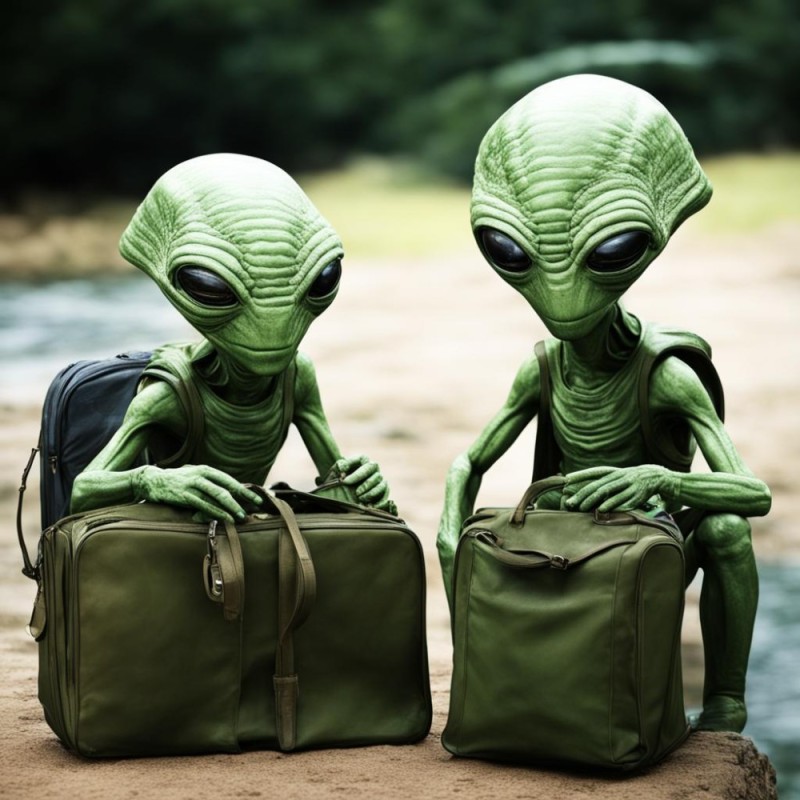 Create meme: The alien is green, Aliens part 2, aliens 