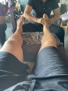 Создать мем: pedicure, foot, foot massage