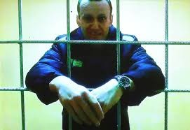 Create meme: Navalny is in prison, male , in prison 