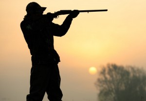 Create meme: hunting, hunting rifle, hunter