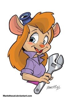 Create meme: the nut from the cartoon, gadget , chip and Dale gadget