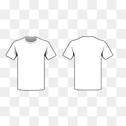 Создать мем: футболка шаблон, t shirt tasarla, белые мультяшные футболка png