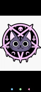 Создать мем: pastel goth art, няшка лого, кошачий арт