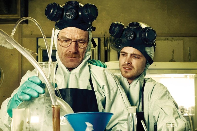 Create meme: Walter White is a chemist, breaking bad laboratory, heisenberg is a chemist