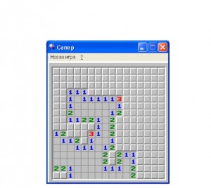 Create meme: the computer game minesweeper, minesweeper game cube, minesweeper game button ...