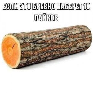 Create meme: logs