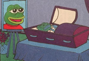 Create meme: pepe the frog, Pepe, Pepe the frog rip