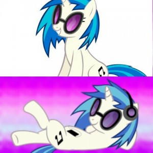 Create meme: vinyl, my little pony friendship is magic, my little pony