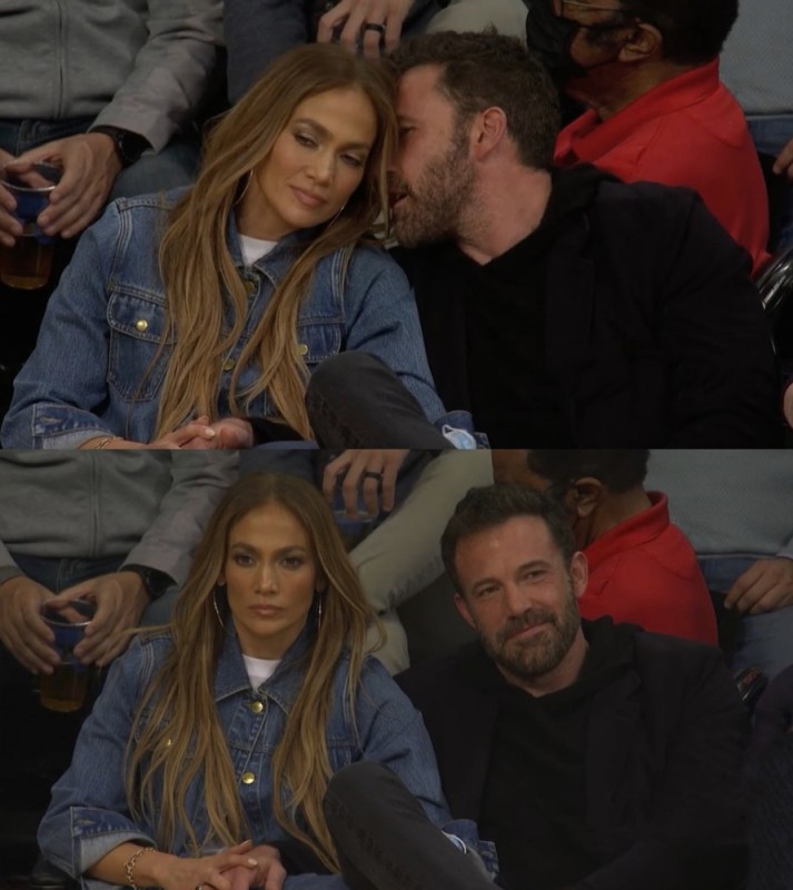 Create meme: Ben Affleck Jennifer Lopez, Jennifer Lopez , Jennifer Lopez and Ben Affleck at the match