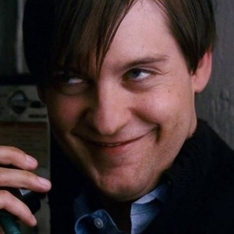 Create meme: Tobey Maguire , Spider-Man, a frame from the movie